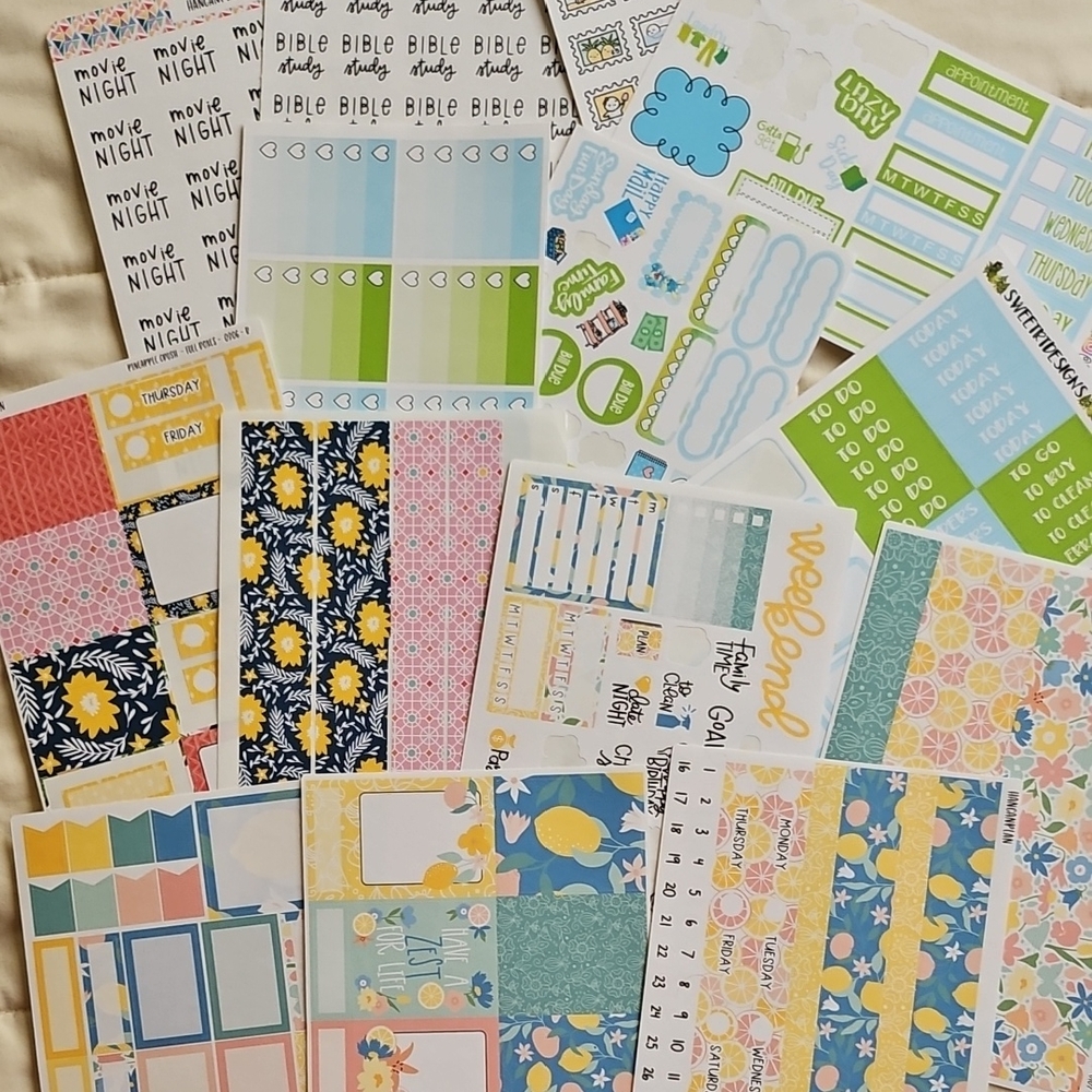 27 Planner Sticker Sheets Set